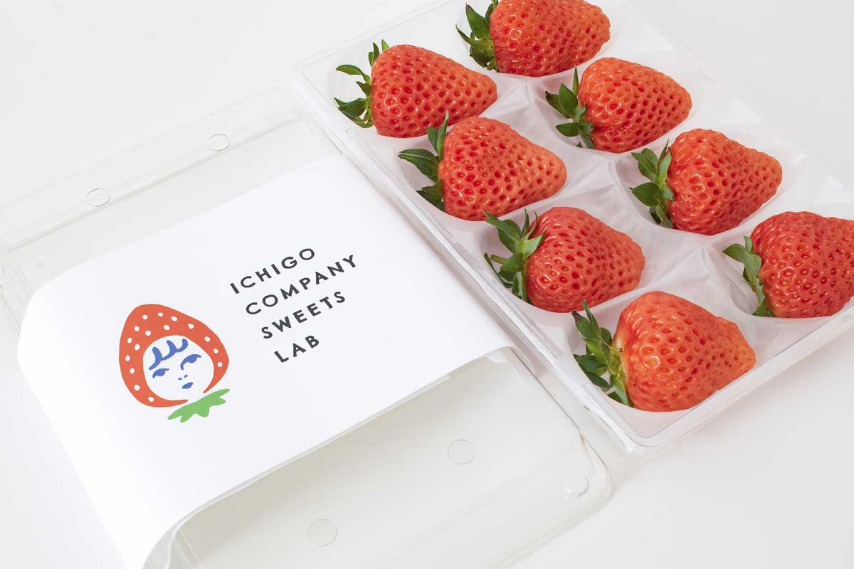パッケージに入っているいちご